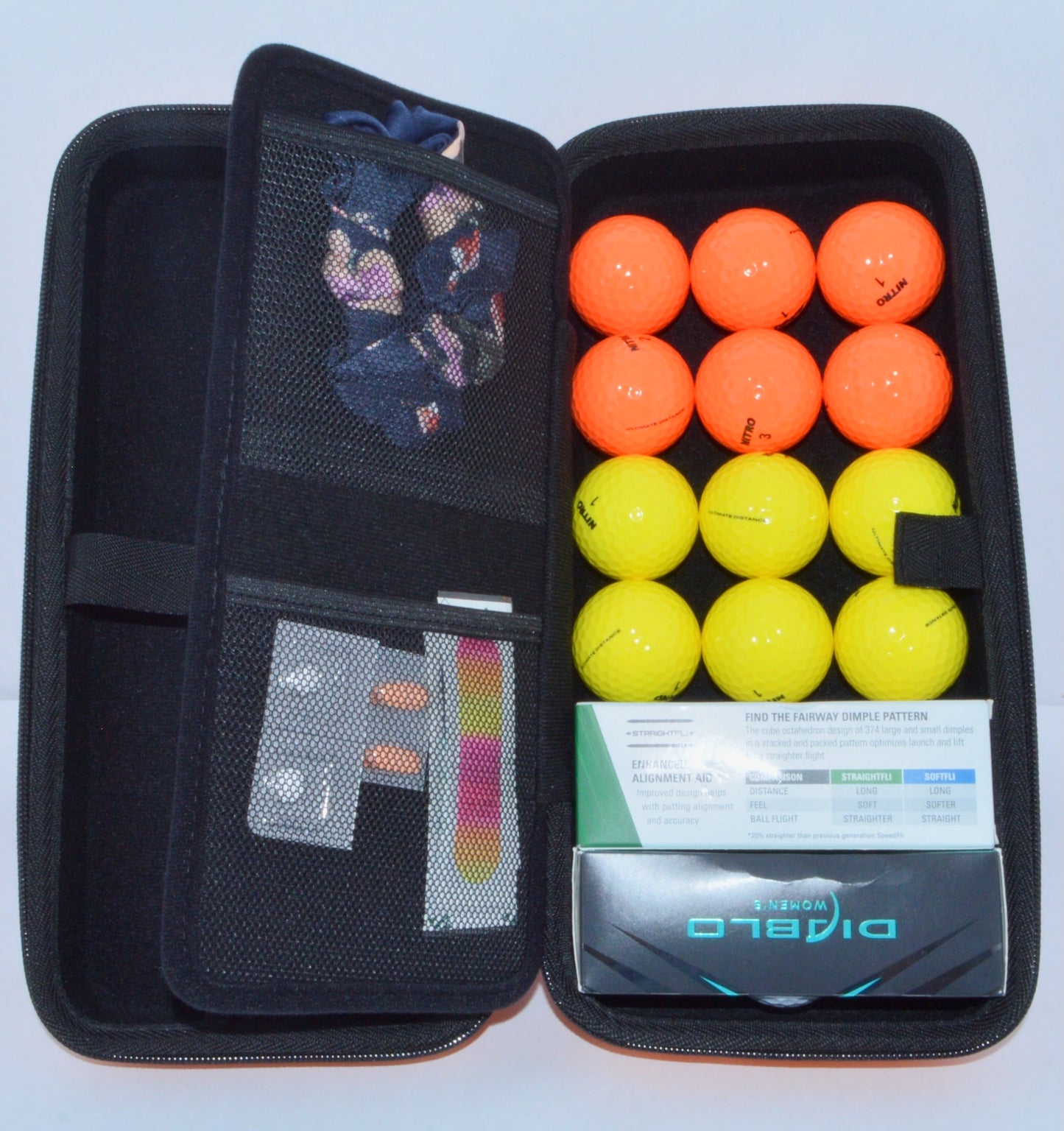 Ladies Golf Accessories Case - Yellow